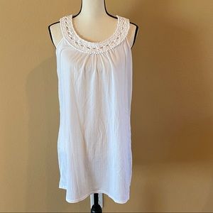 Croft & Barrow White Swimsuit Coverup